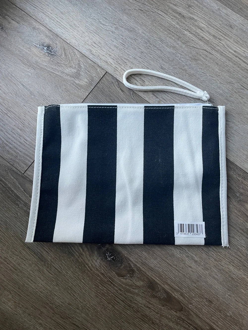 NWT Kérastase Black & White Zipper Travel Makeup Bag